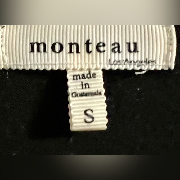 Women’s Monteau Long Black Maxi Dress with Lace Embellishments Size Small - Picture 6 of 6